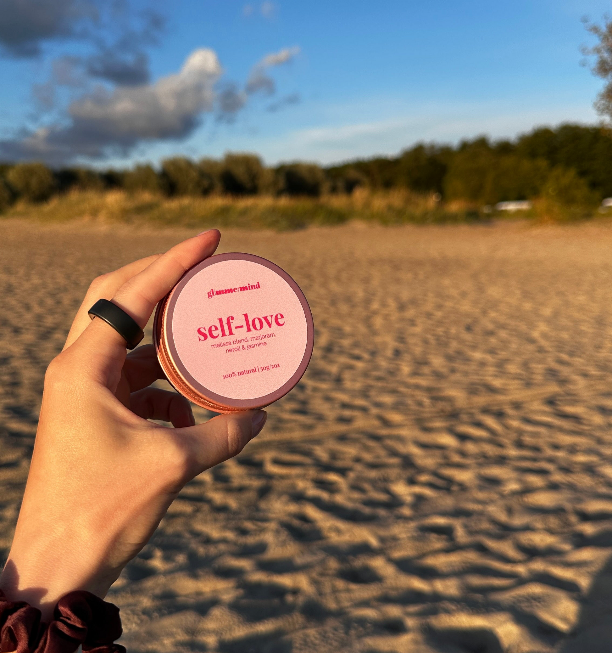 "self-love" candle