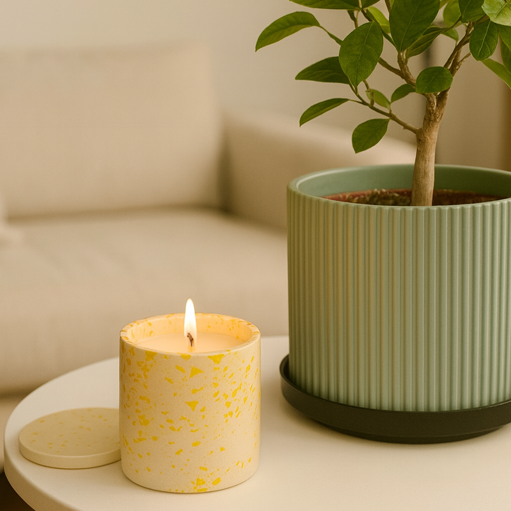 large "focus" candle