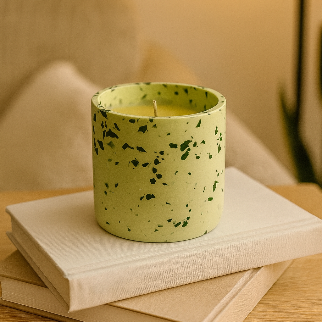 large "morning" candle