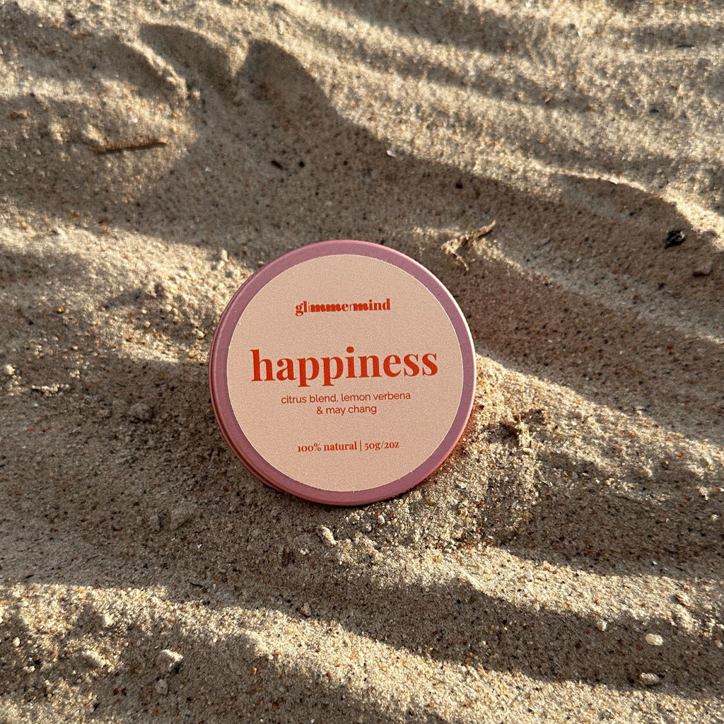 "happiness" candle