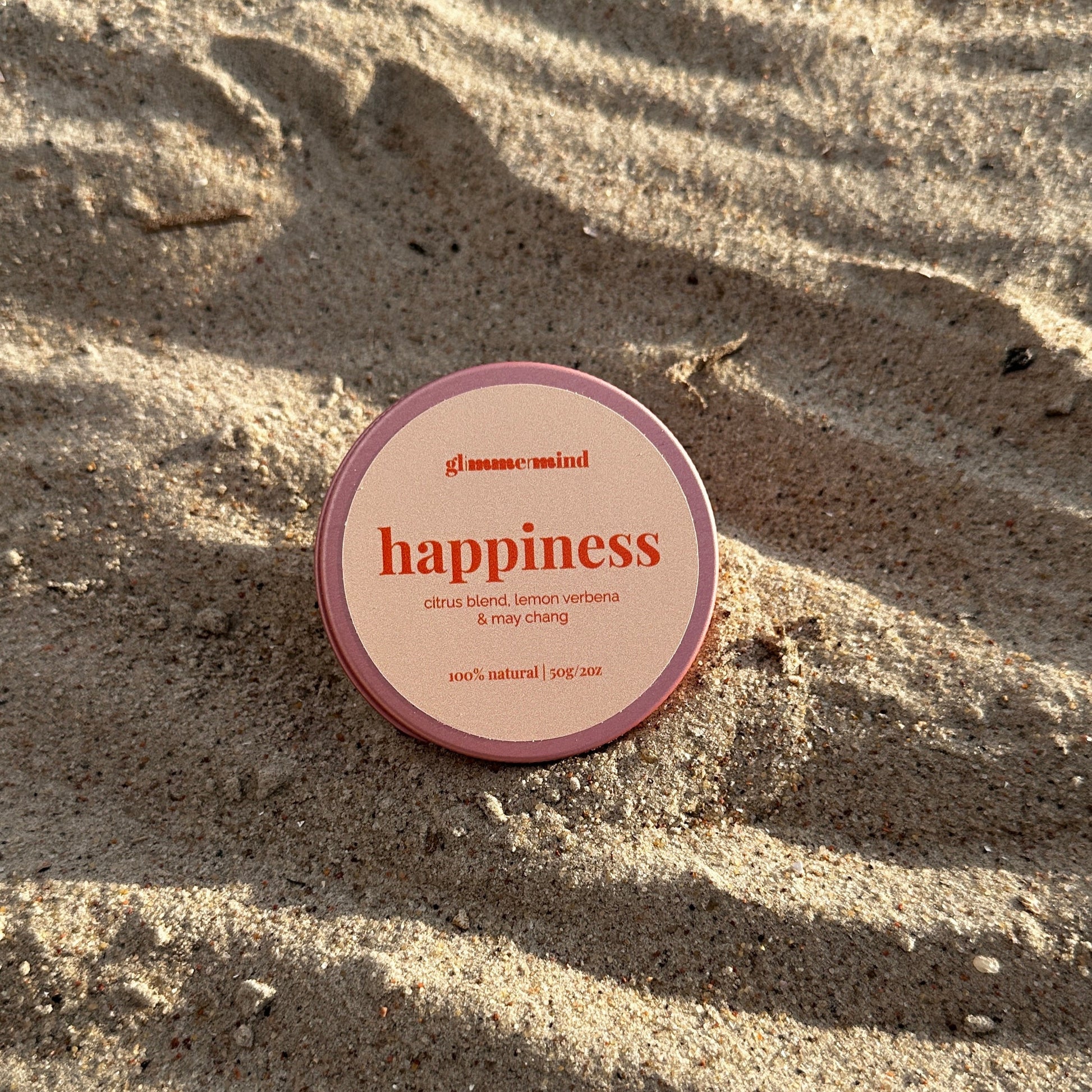 "happiness" candle