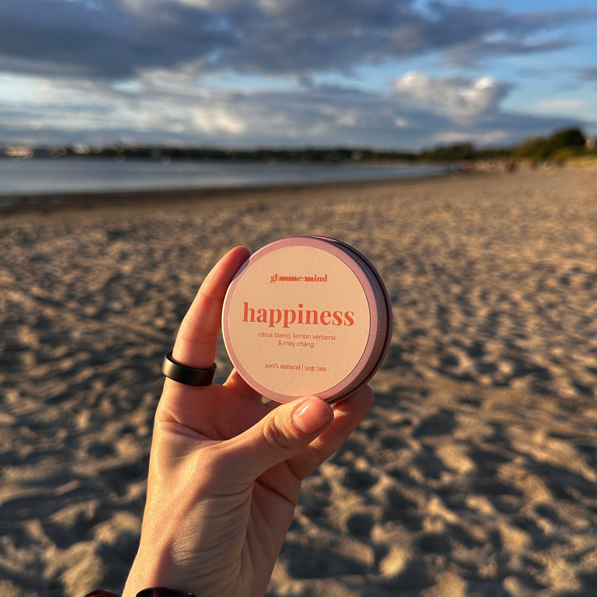 "happiness" candle