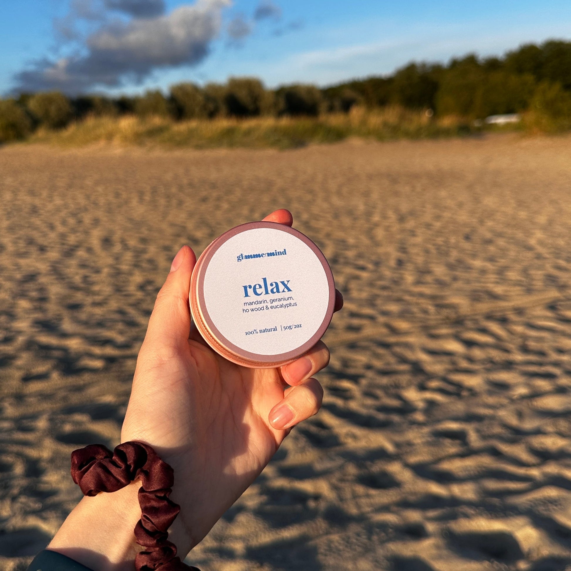 "relax" candle