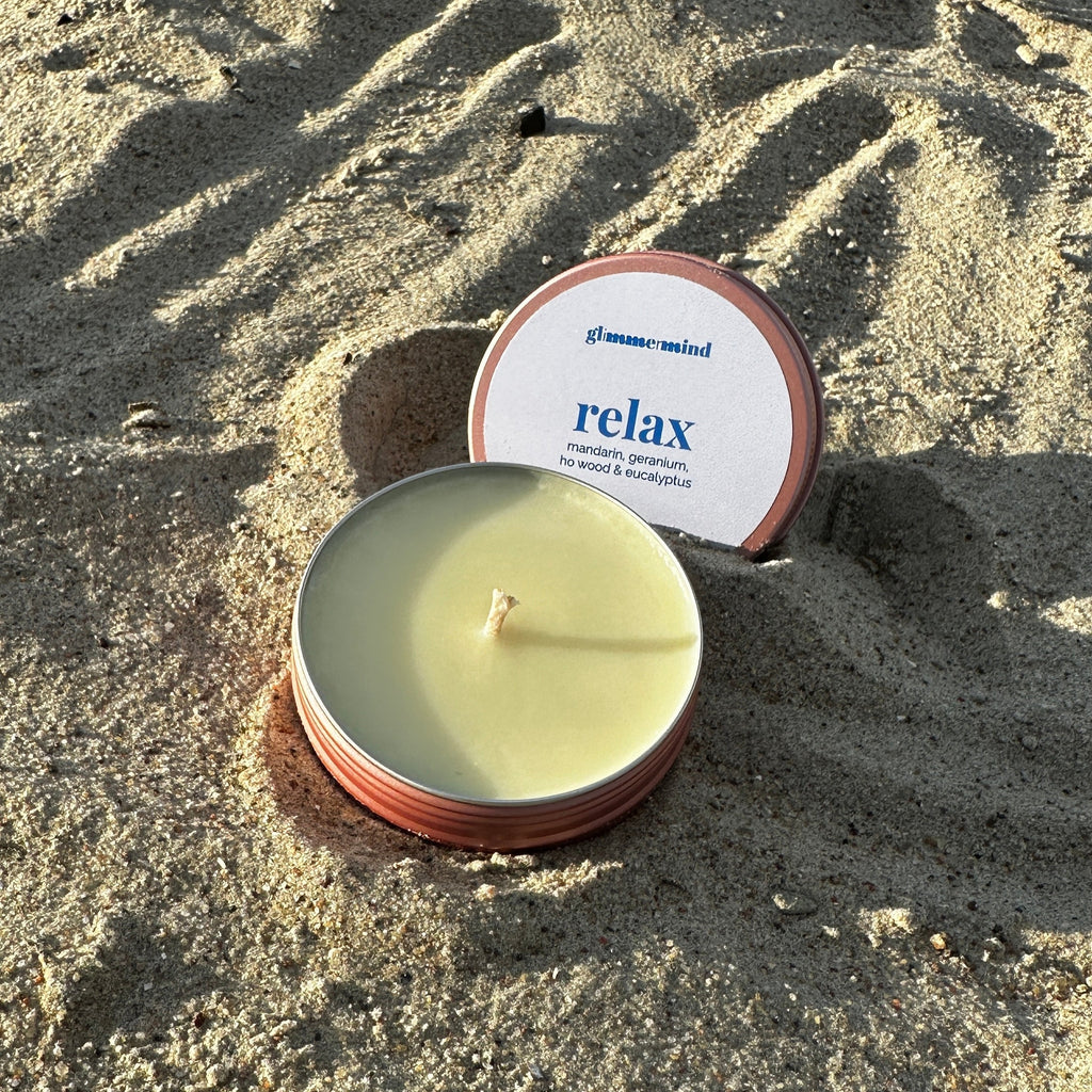"relax" candle
